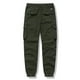 thumbnail image 4 of Pantalones largos para hombre, moda informal, cómodos, sólidos, con bolsillos, con cordón ajustable, pantalones regulares de poliéster para hombre., 4 of 9