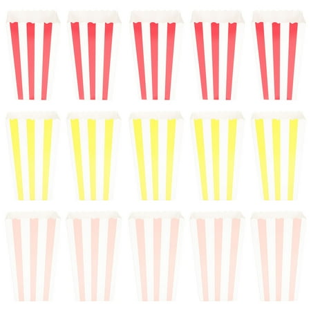 

PATKAW 60pcs Party Popcorn Boxes Disposable Paper Popcorn Boxes French Fries Boxes