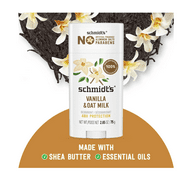 2X Schmidt's Women's and Men's Aluminum-Free Vegan Deodorant Vanilla & Oat Milk