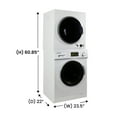 thumbnail image 6 of Space-saving  Stackable Washer and Dryer set, Quiet, Winterize, Auto-Dry, 6 of 10