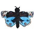 thumbnail image 3 of Wild Republic Huggers Butterfly Blue Pansy Plush Toy, Slap Bracelet, Stuffed Animal, Kids Toys, 8 Inches, 3 of 3
