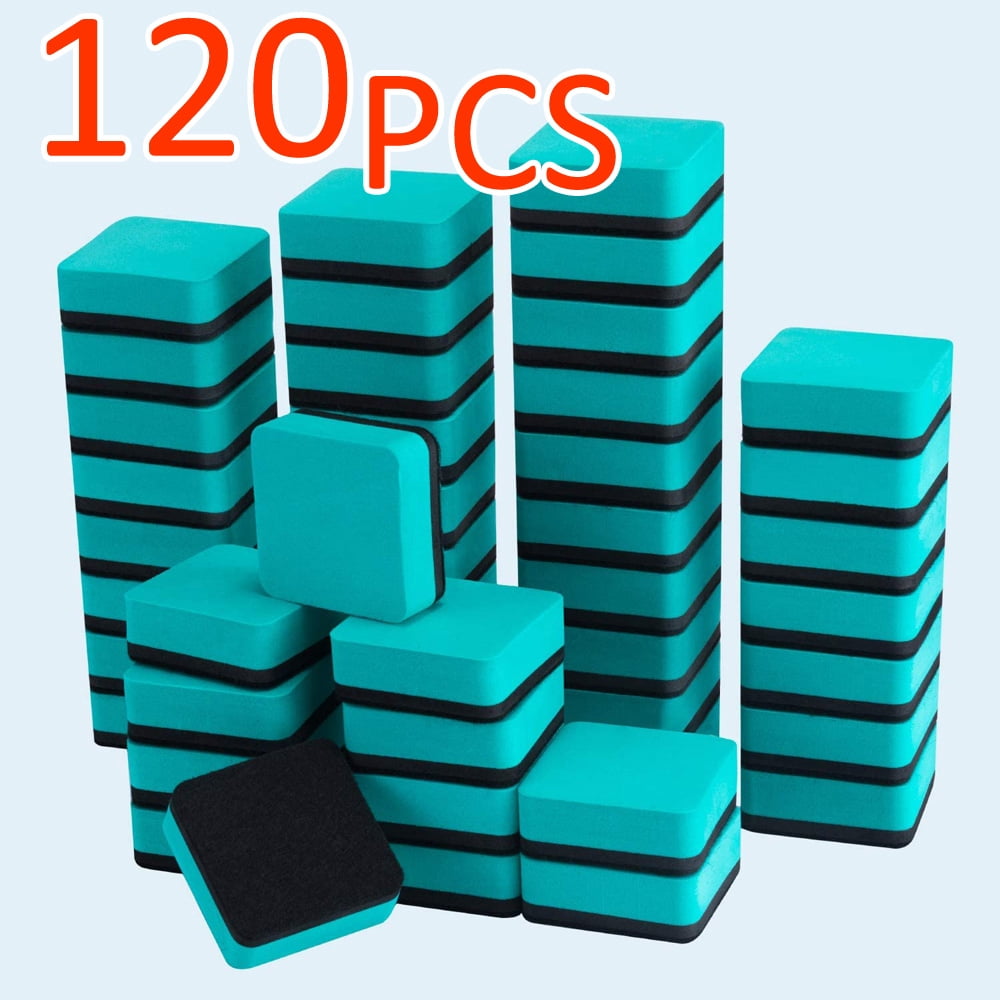 OBOSOE Dry Erase Erasers, 120 Pack Whiteboard Dry Eraser