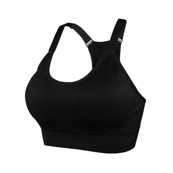 Sports Bras for Women Plus Size XL-4X No Underwire Push-Up Racerback Pullover Underwear Solid Quick-Drying Support Workout Bralettes