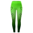 thumbnail image 5 of BLVB St. Patrick's Day Workout Leggings for Women Printed High Waisted Casual Slim Yoga Pants Athletic Tights, 5 of 5