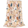 thumbnail image 2 of Fotbe Tropical Beach Sea Shell Manta de Franela Acolchonada con Estampado, Súper Suave y Esponjosa, Extra Grande para Sofá, Cama, Uso Todo el Año-60"x50", 2 of 7