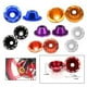 thumbnail image 3 of 1 Par de Tazas de Horquilla Universal para Motocicleta, Decoración de Tazas de Modificación de Rueda Delantera rojo, 3 of 9