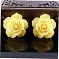 thumbnail image 5 of Raindrops 50pcs Resin Flower Charms Flatback Rose Assorted Colors for Jewelry Making Necklace, 5 of 8