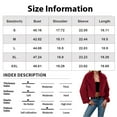 thumbnail image 3 of Stichou Womens Faux Fur Jacket Fluffy Fur Coat Cropped Long Sleeve Lapel Fuzzy Winter Outerwear Open Front Warm Jackets Fluorescent Green 2XL, 3 of 4