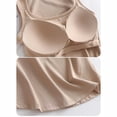 thumbnail image 6 of Fewfanhot Women's Summer Solid Lounge Camisole - Padded Backless Sleeveless Design, Soft Breathable Loungewear Pjm, 6 of 7