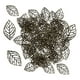 thumbnail image 5 of 100 piezas de dijes de hojas huecas para collar, horquilla hecha a mano, pulsera, joyería Bronce, 5 of 6