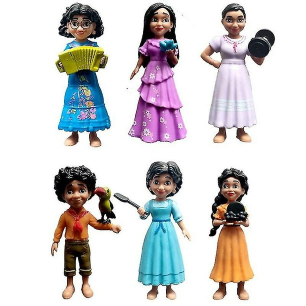 6 pcs Disney Encanto Mirabel Madrigal Figurines Jouet Princesse