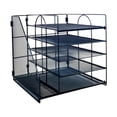 thumbnail image 1 of yuksok Paper Letter Tray Organizer with File Holder Document Classroom Storage Rack, 1 of 9
