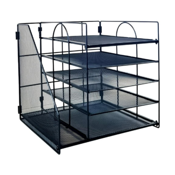 yotijay Paper Letter Tray Organizer with File Holder Document Classroom Storage Rack