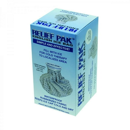 Relief Pak English Ice Cap Reusable Ice Bag, 9" Diameter