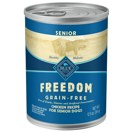 UPC: 0840243102945 | Blue Buffalo Freedom Chicken Pate Wet Dog Food for Senior Dogs  Grain-Free  12.5 oz. Can