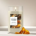 thumbnail image 6 of Yankee Candle Medium Pillar Scented Candle, Amber & Sandalwood, 14.25 oz (2-Pack), 6 of 7