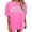Pink, variant on Graphic Tennis Tees for Women Plus Size Loose Letter Print T Shirt Casual Graphic Tee Top Women's T-Shirts Pink S
