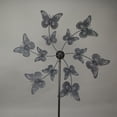 thumbnail image 3 of Direct International Metal Butterfly Twirler Wind Spinner Garden Stake 72 inches High, 3 of 3