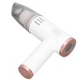thumbnail image 3 of Aspirador de coche con carga inalámbrica, aspirador de soplado recargable, colector de polvo integrado para coche y oficina (oro rosa blanco), 3 of 8