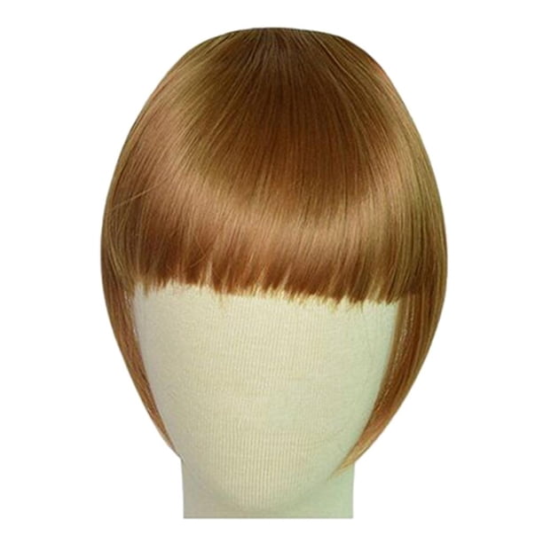 El Clip de Extensión de Cabello Sintético Natural para El Cabello en La Parte Delantera Flequillo Flequillo 7.9 " 06