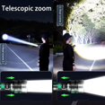 thumbnail image 4 of Luvique Flash Light, Rechargeable Flashlights 990,000 High Lumens, 5 Modes LED Waterproof Flashlight, Adjustable Tactical Flashlights High Powered, Flash Lights for Emergency Camping Home (1PCS), 4 of 7