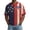 Wine #5, variant on Independence Day Shirt for Men 250 Anniversary Usa Patriotic Shirts Short Sleeve Waffle Usa Flag Tees V Neck Big and Tall American Flag T Shirts Wine M