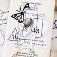 thumbnail image 4 of Pegatizas De Collage De Borde Vintage, Calcomanías De Cuadro De Diálogo, Pegatinas De Temas De Diseño De Memoria Superpuesta Y, Para Etiquetas De Bricolaje, álbum De Recortes,, 4 of 7