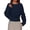 Navy, variant on PRETTYGARDEN Batwing Sleeve Sweaters for Women Pullover Fall Clothes,Cozy Ribbed Knit,Single Side Button,Cinched Waist,Business Casual Work Outfits, Trendy Fall Winter Fashion Clothing