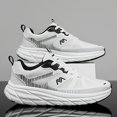 thumbnail image 5 of Men's Ultra-Light Sneakers - Slip-Resistant Low-Top Lace-Up Shoes with Cushioned Sole & Breathable Outsole Suitable for Streetwear, Gym, Office, Casual - - Versatile Athletic Footwear, 5 of 9