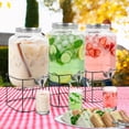 thumbnail image 3 of Vitrolero Dispensador De Agua Vidrio 8 Litros Onof Mason Jar Cromado, 3 of 6
