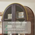 thumbnail image 4 of SinCiDo Arched Kitchen Pantry Storage Cabinet, 71" Tall Wood Pantry Shelves with 2 Doors & 2 Large Drawers for Dining Room Living Room, 4 of 7