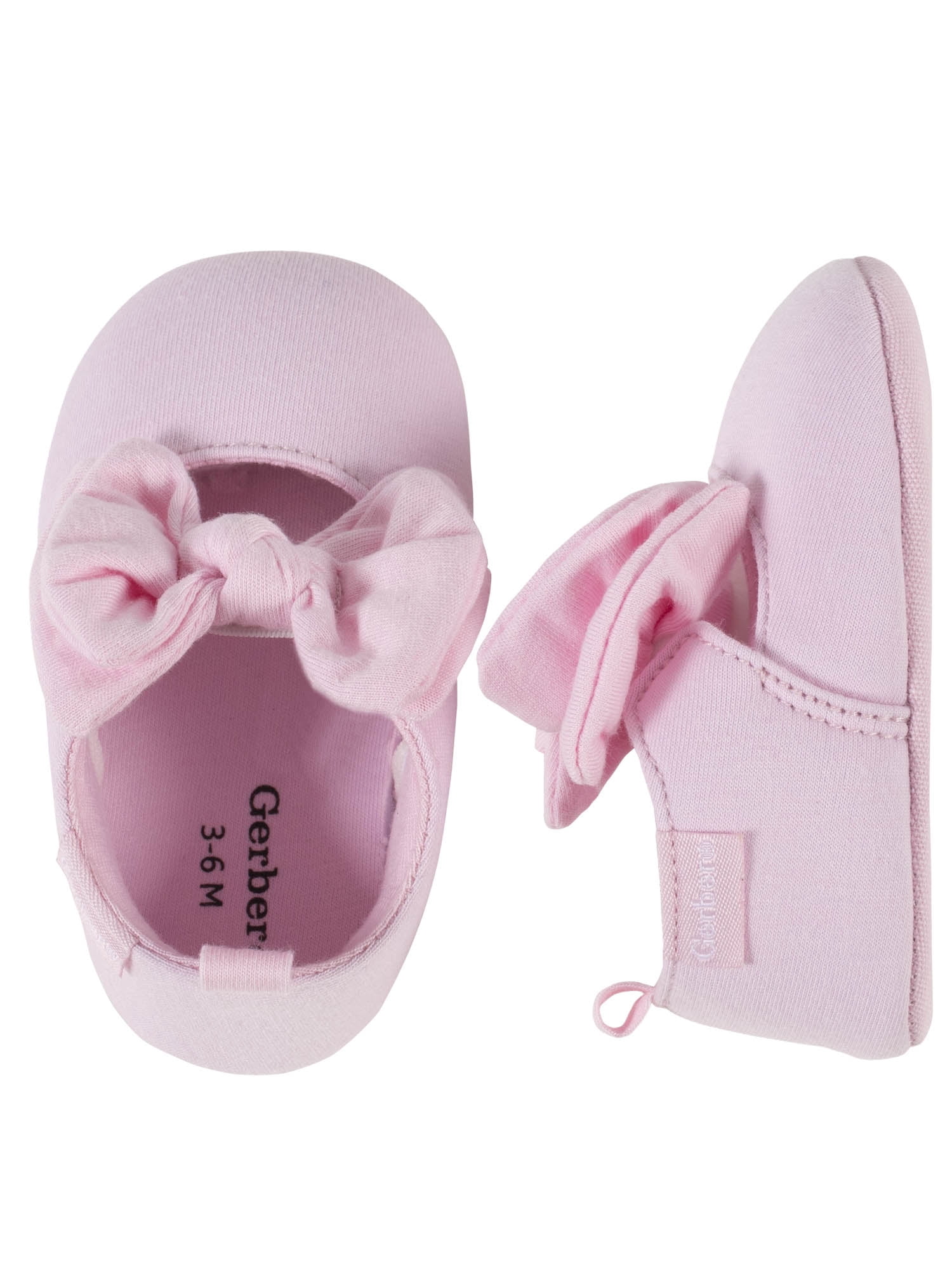 Gerber Baby Girls Soft Sole Shoes (0-3 Months to 6-9 Months)