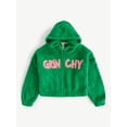 thumbnail image 4 of Justice Girls Grinch Collab Full-Zip Hoodie, Sizes XS - XLP, 4 of 6