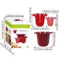 thumbnail image 2 of Home Kitchen Fruit Slicing Artifact 3 Piece Vegetable Cutter for Holiday Fruit Platter, 2 of 7