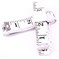 thumbnail image 3 of Classic White Sewing Tailor 3 Meters Double-Scale Measure Thick Soft Fabric Tape Measuring Weight Loss Medical Body Measurement Cloth Ruler Dressmaker Flexible Ruler Tape 2pcs, White, 3 of 6