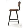thumbnail image 5 of Dark Brown Leather Bar Stool, 5 of 7