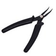 thumbnail image 3 of 14cm Carbon Steel Bent Nose Pliers - Multifunctional Ergonomic Racket Stringing Tool for Badminton & Tennis Racquets, Wear- Compact Stringing Clamp for Precise Grommet Threading, Comfort, 3 of 6