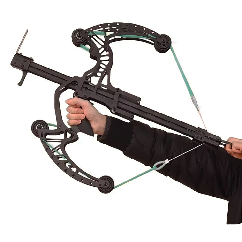 Runzkzy Outdoor Continuous Pulley Bow 8mm Steel Ball Composite Bow for Adult Hunting Steel Ball Bow