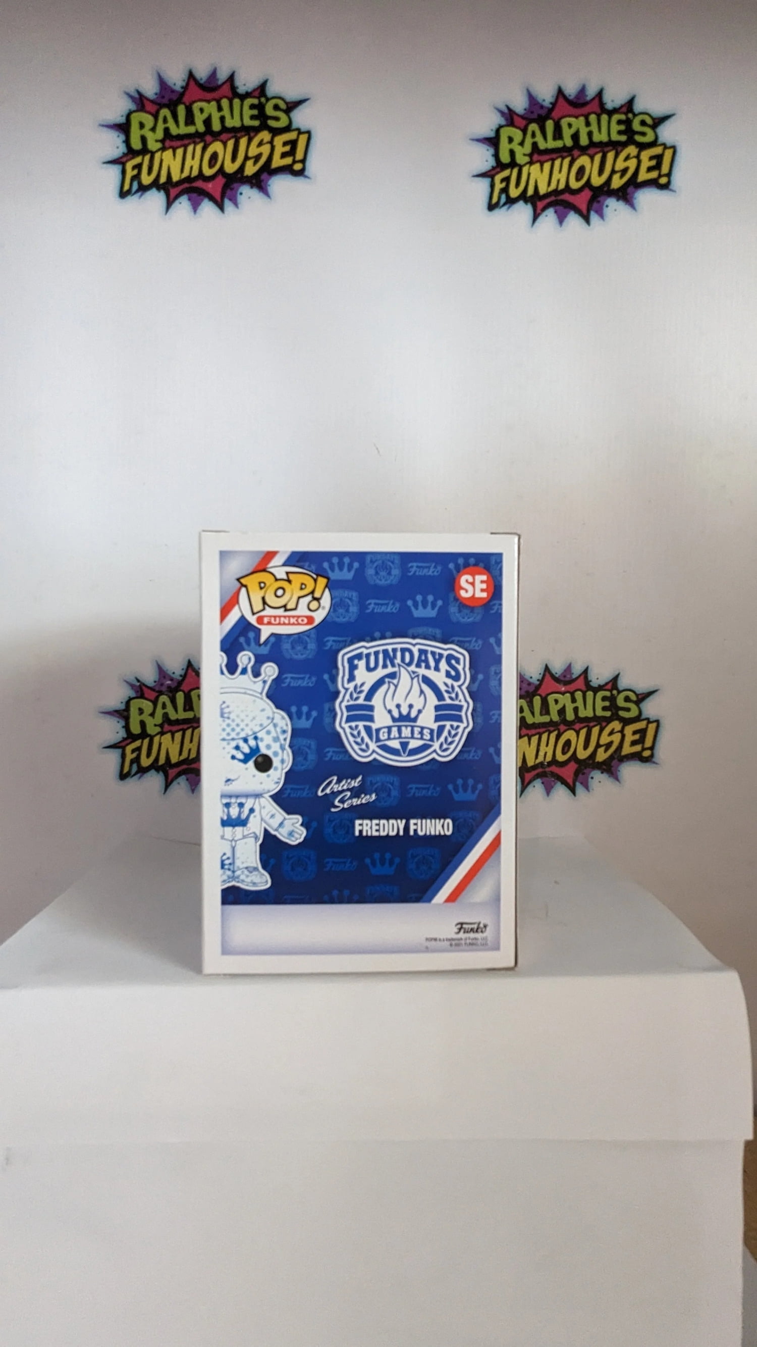Funko POP! Box of Fun Artist Series Freddy Funko SE [White, Blue & Light Blue] LE 1000 Exclusive