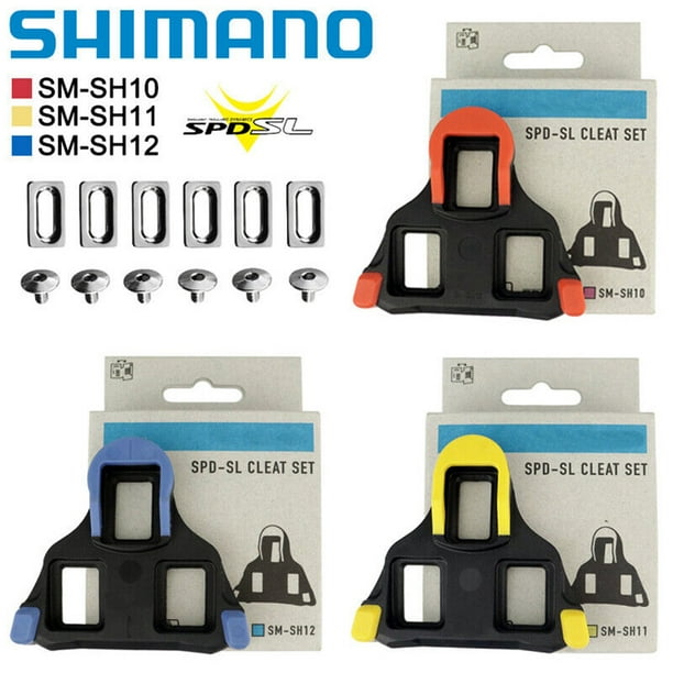 1 Pair Shimano SMSH12 Cleat set 2 Degree Float SPDSL Road Bike Pedal