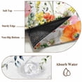 thumbnail image 6 of Pink Yellow Floral Area Rugs 3'x5', Washable Small Throw Rugs for Living Room Bedroom, Spring Flowers Elegant Botanical Indoor Outdoor Rug Non-Slip Low Pile Carpet Runner Reversible Floor Mats, 6 of 8