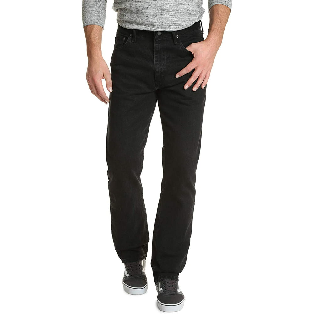 Mens Jeans 35X30 Mid Rise Classic Straight Leg 35 - Walmart.com ...