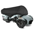 thumbnail image 1 of NEH Demi-Couverture Compatible avec Can-Am Spyder 2016-2022 F3 Modèles Limitées (avec Coffre) Tissu Imperméable et Résistant aux Intempéries, Noir, 1 of 5