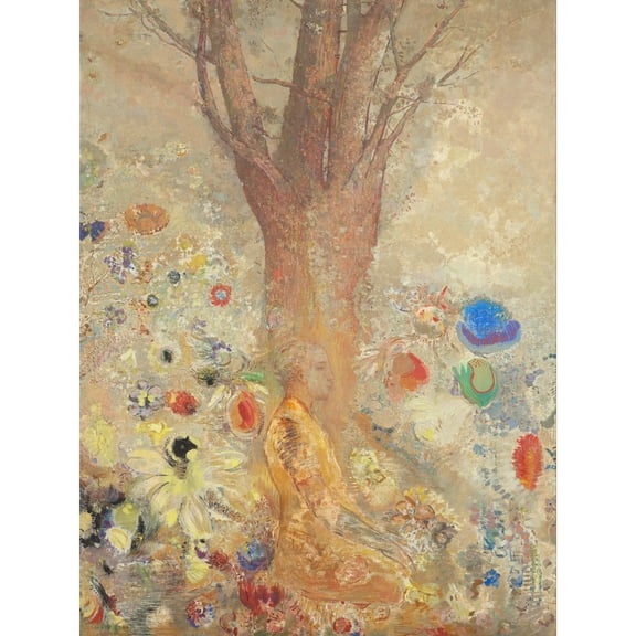 Odilon Redon The Buddha Extra Large Art Print Wall Mural Poster Premium XL
