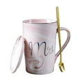 thumbnail image 1 of Marble Pattern Design Ceramic Coffee Cups, High Quality Ceramic, Stylish and Luxury Gift for Couple, 1 of 5
