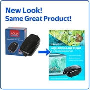 Vibrant Life Aquarium Air Pump for 5-15 Gallon Tanks, Single Outlet