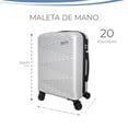 thumbnail image 4 of MALETA DE MANO RÍGIDA 20 PULGADAS CON RUEDAS 360 Y CANDADO TSA MARCA GRAVITA, 4 of 5