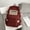 Red without pendant, variant on New Korean Version Of Fashion Casual Backpack Versatile Trendy Couple Student School Bag Large -Capacity Simple Travel Backpack