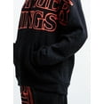 thumbnail image 5 of Stranger Things Starry Logo Adult Black Long Sleeve Hooded Sweatshirt-Medium, 5 of 6