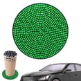 thumbnail image 4 of CNKOO Rhinestone Car Cup Coasters | Car Drink Holder Coasters | Bling Car Cup Coaster  Auto Car Cup Holder Insert Coasters Silicone Anti Slip Crystal Rhinestone Drink Car Cup Mat, 4 of 7